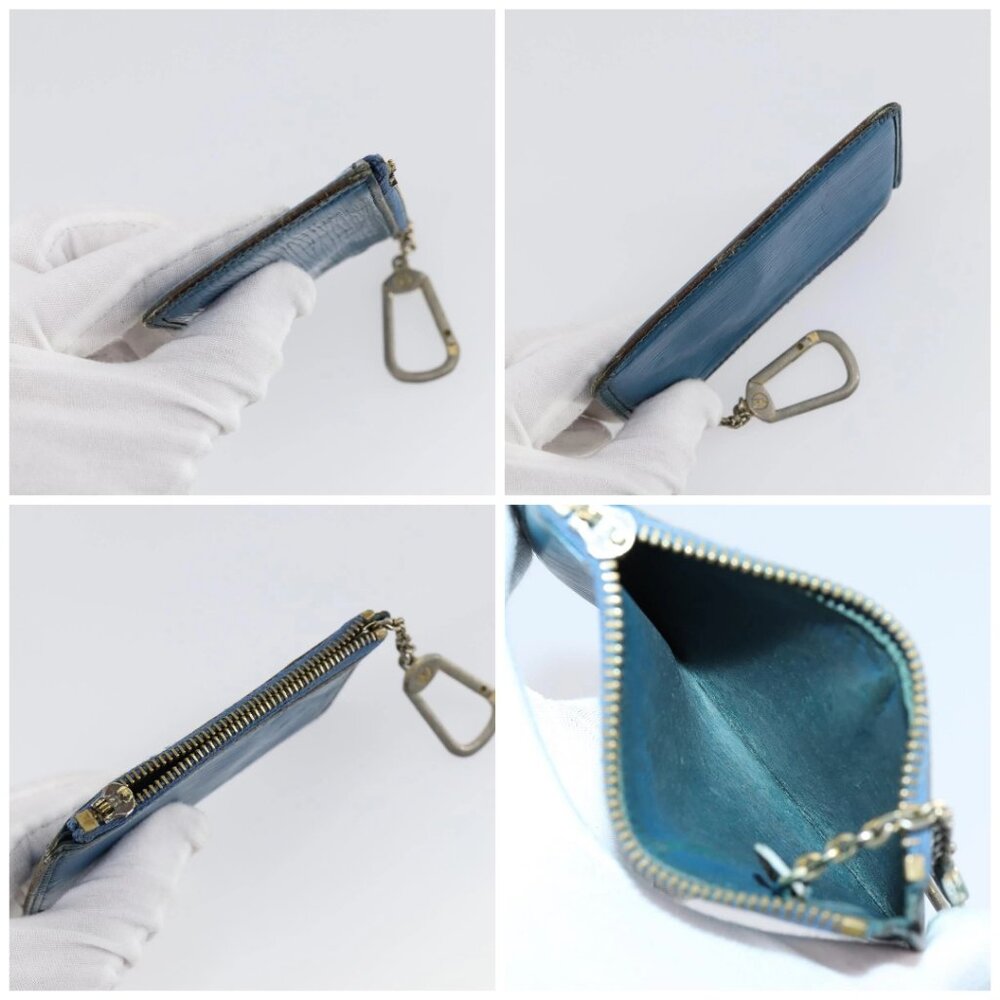 LOUIS VUITTON Monogram Epi Coin Purse 3 Set Blue Black LV Auth bs30196 - Picture 14 of 14
